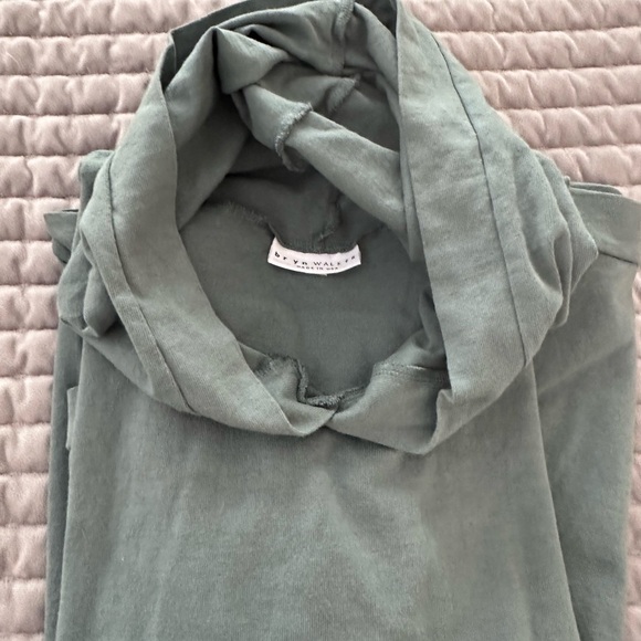 Bryn Walker Women’s XL Spruce Green Hooded Pullover - Picture 2 of 15